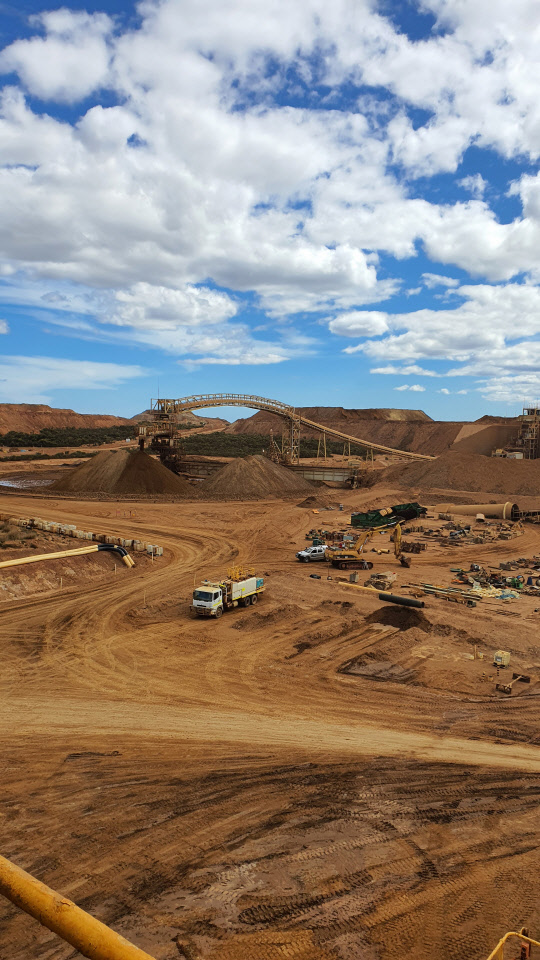 호주 레이븐소프사의 니켈광산 전경. <포스코 제공>